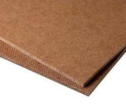 3mm Brown-Faced Hardboard - 2440mm x 1220mm Keighley Timber