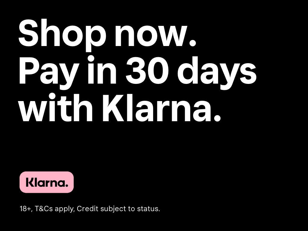 Klarna Shop now. Pay in 30 days