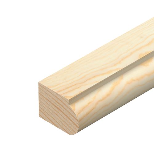 15mm x 21mm Staff Bead - Pine Keighley Timber