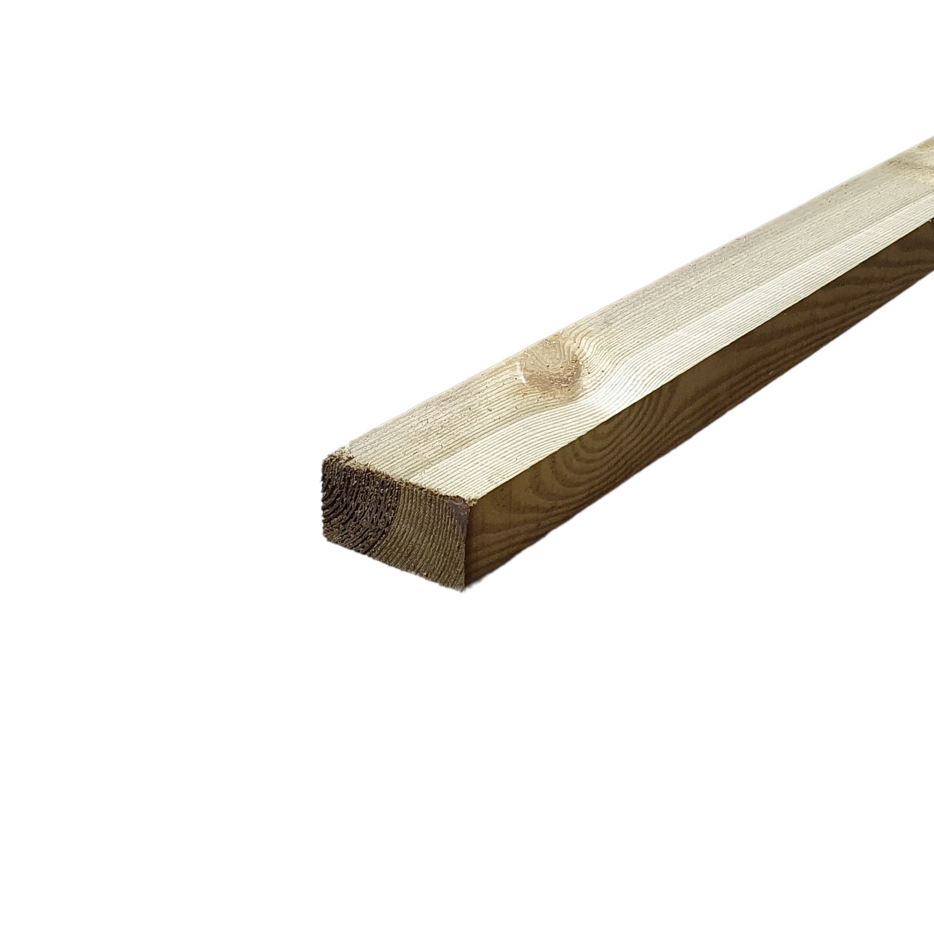 Narrow Rectangular Timber Rails 38mm x 87mm Sawn & Treated Fence Back Rail - Keighley Timber & Fencing ...