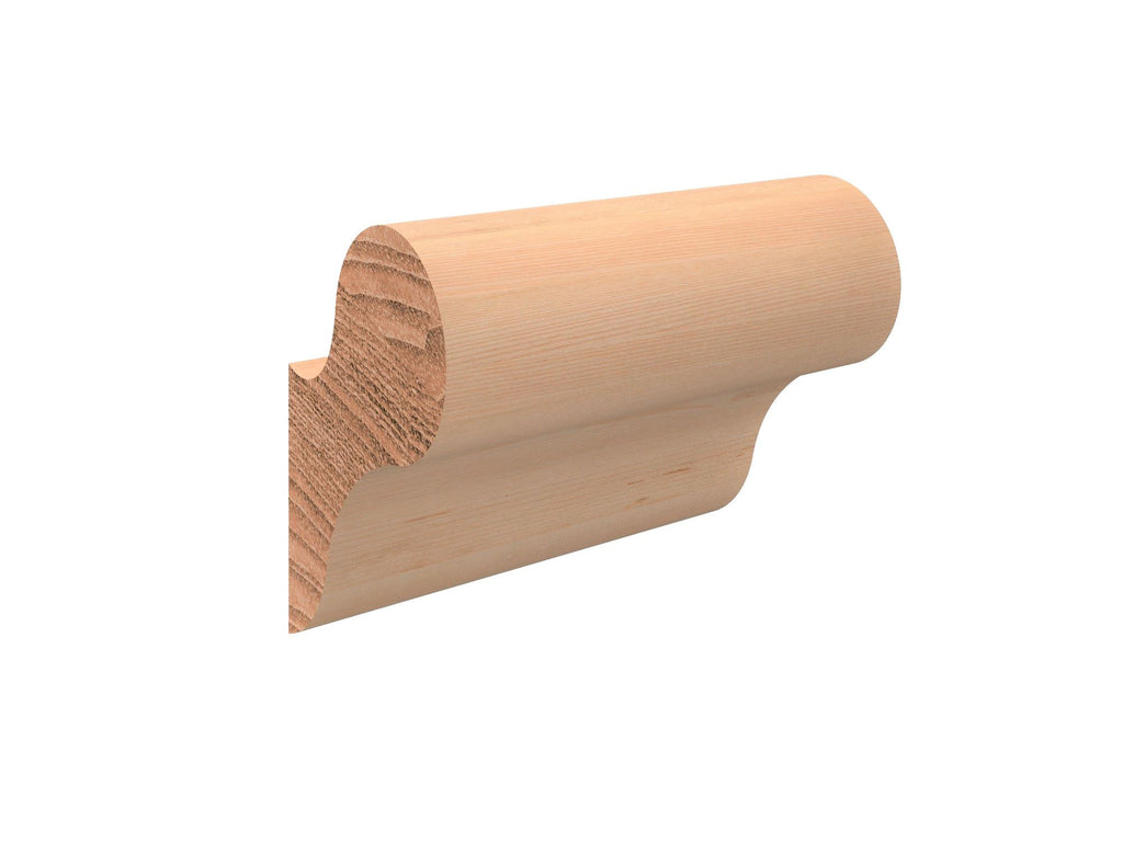50mm x 115mm Wallfix (Sows Ear) Handrail Keighley Timber
