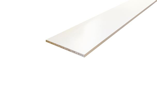 533mm x 2440mm White Melamine Chipboard Keighley Timber