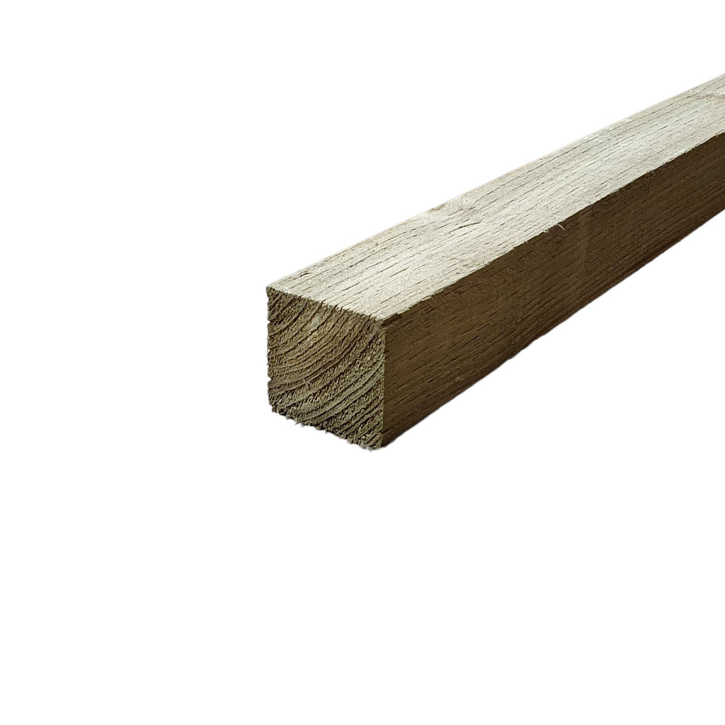 75mm x 75mm Sawn & Treated Incised Fence Posts - UC4 Keighley Timber