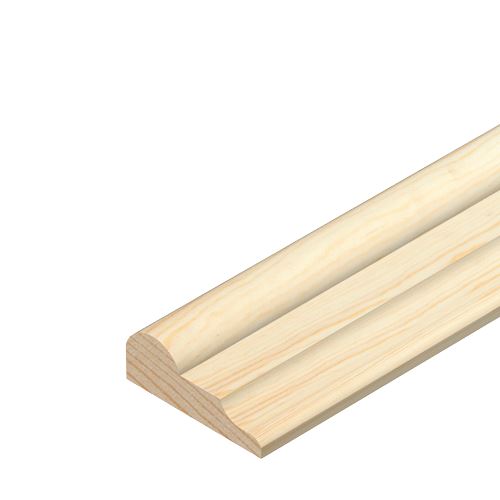 8mm x 21mm Broken Ogee - Pine Keighley Timber