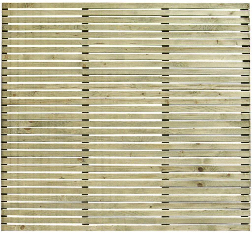 Harmony Slatted Fence Panel Keighley Timber