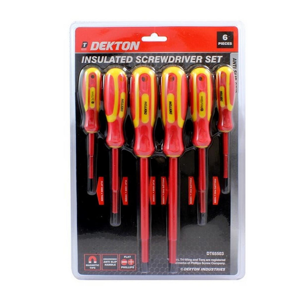 Insulated Screwdriver Set - 6pc Keighley Timber