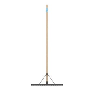 Landscaping Rake With Wooden Handle Keighley Timber
