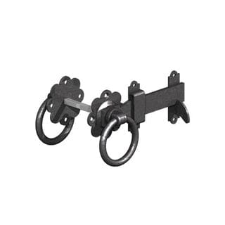 Ring Gate Latch - (Black) Keighley Timber