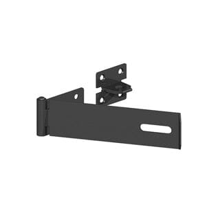 Safety Hasp & Staple (Black) Keighley Timber