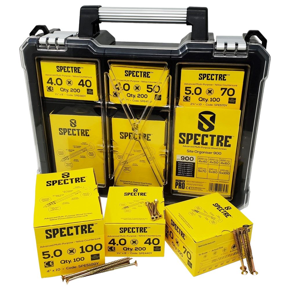 Spectre Site Organiser Pro - 900 Pieces Keighley Timber & Fencing