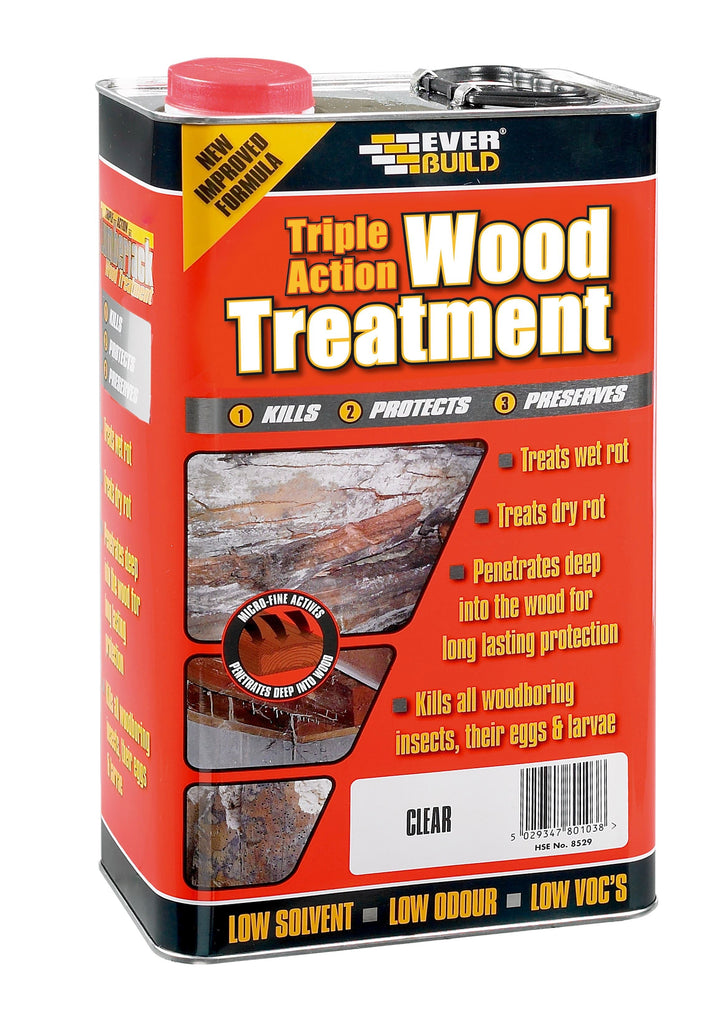 Triple Action Wood Treatment - Clear Keighley Timber