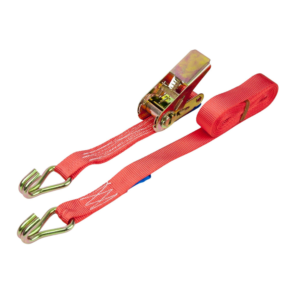 Warrior 1 Ton (1000kg) Ratchet Strap With Claw Hooks Keighley Timber